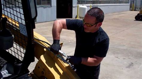 cat skid steer hydraulic bucket release|bobcat hydraulic pressure release.